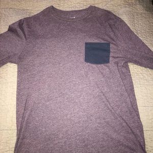 Jcrew long sleeve pocket tee